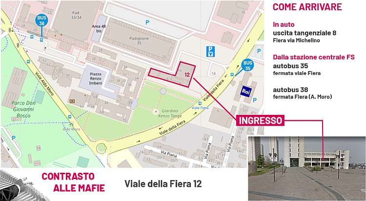 mappa viale del