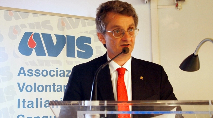 Maurizio Pirazzoli Presidente Avis Emilia-Romagna